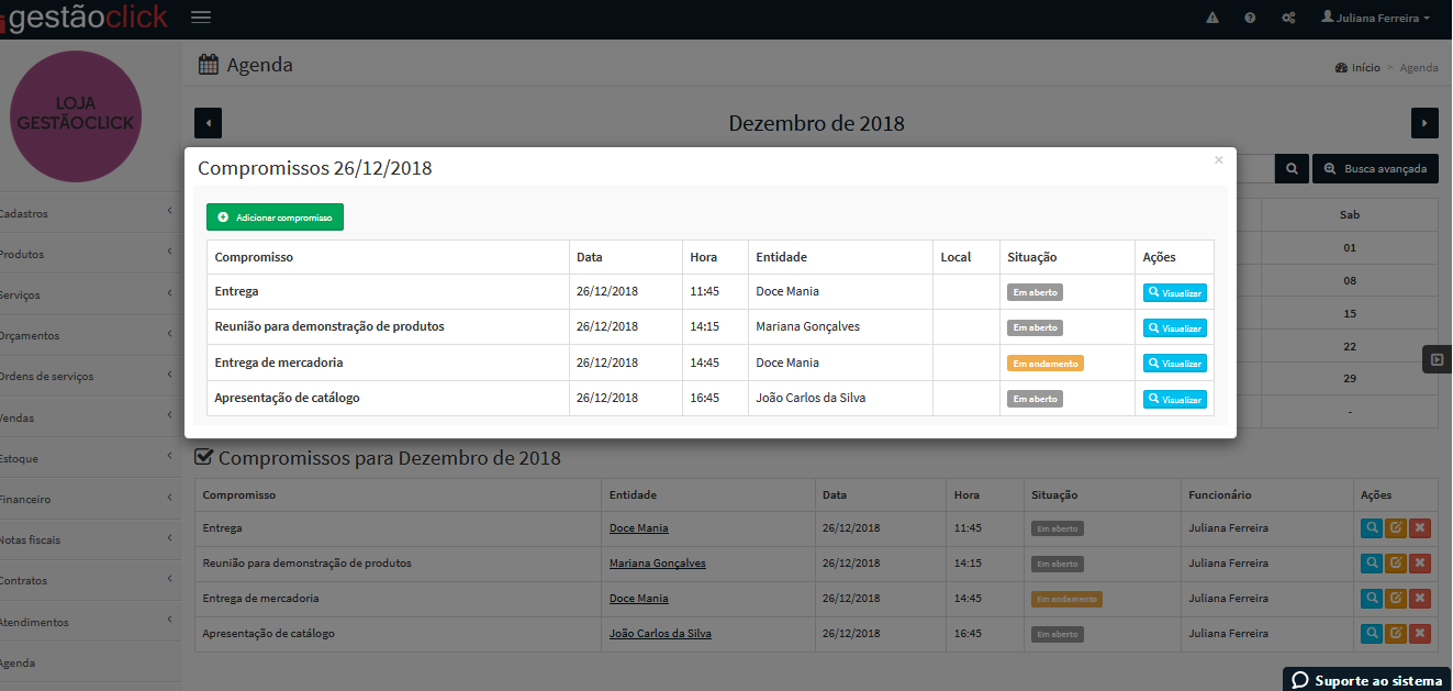 Gerar Relatório Diário de Visitas a Clientes relatório diário de visitas a clientes