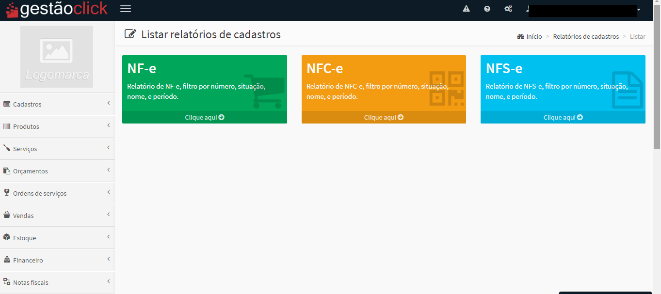 Gerenciar NFSe Gerenciar NFSe - GestãoClick