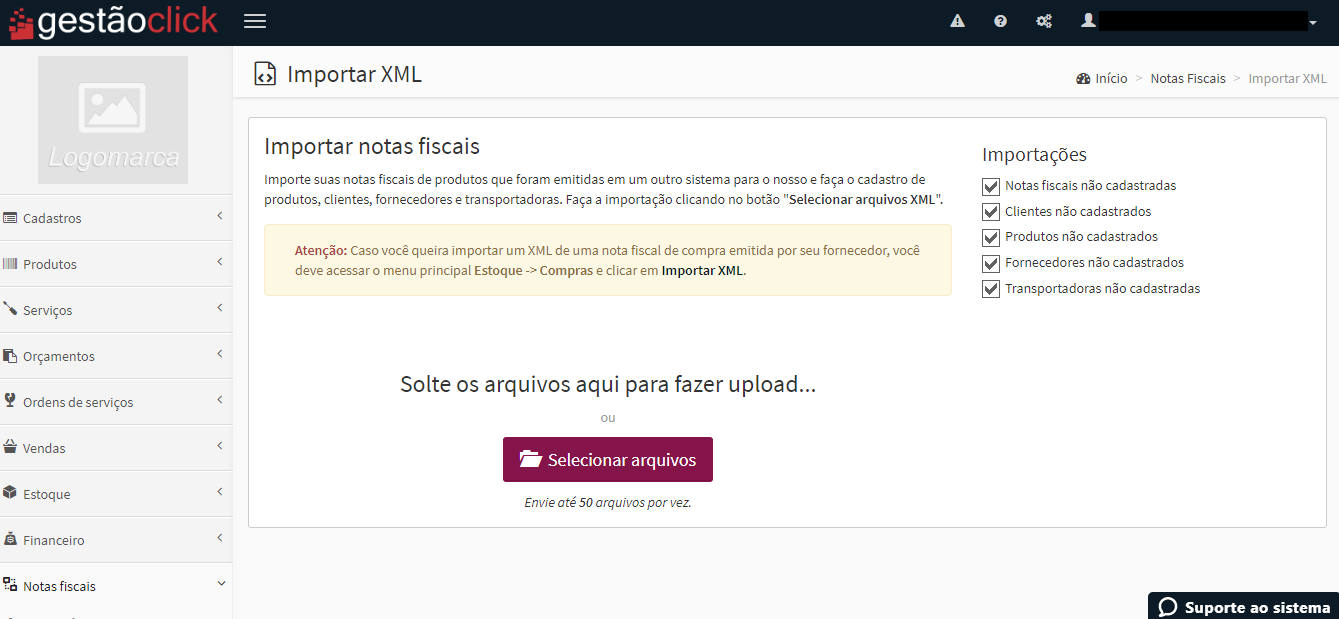 Programa para Gerenciar XML da Nota Fiscal XML nota fiscal