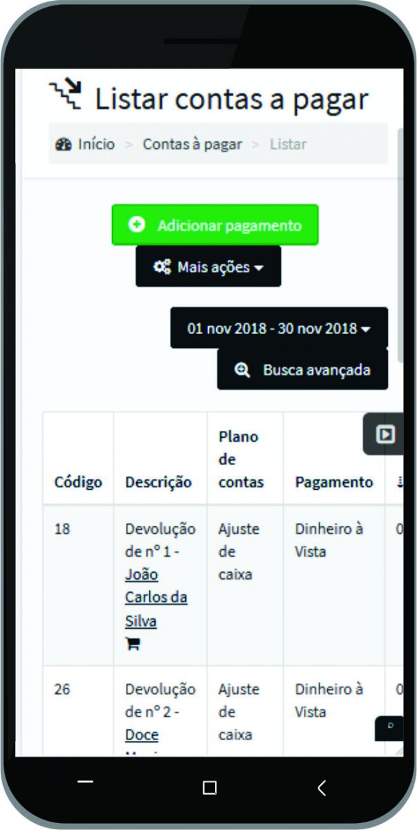 Aplicativo de Administração Financeira aplicativo de administração financeira