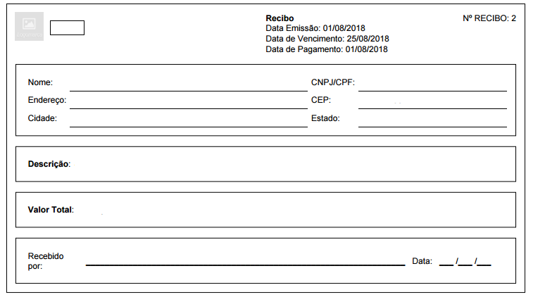 Recibo de Pagamento Simples Recibo de Pagamento Simples