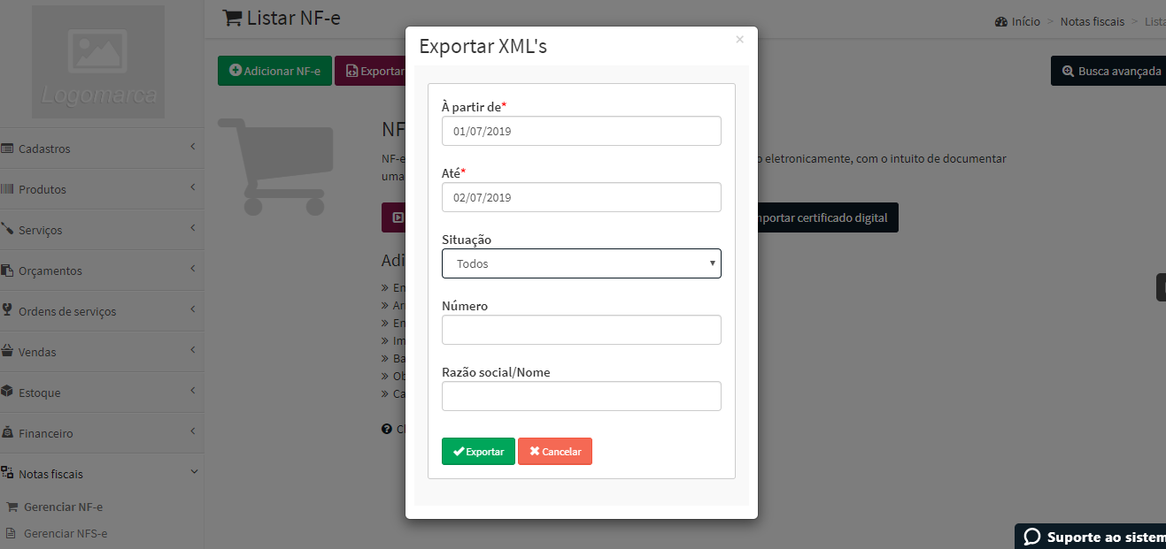 Programa para Gerenciar XML da Nota Fiscal Programa para Gerenciar XML da Nota Fiscal - GestãoClick
