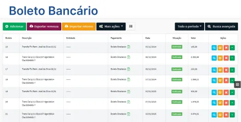 Sistema de controle de vendas Boleto Bancário