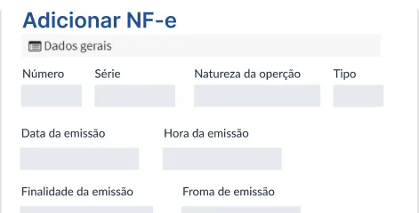 Sistema de controle de vendas Nota fiscal