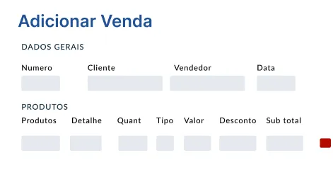 Sistema de controle de vendas Controle de vendas