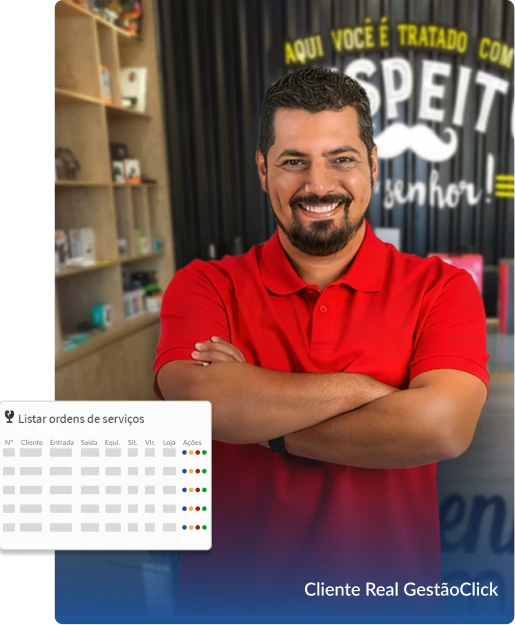 Sistema de ordem de serviço ordens de serviços - Cliente GestãoClick