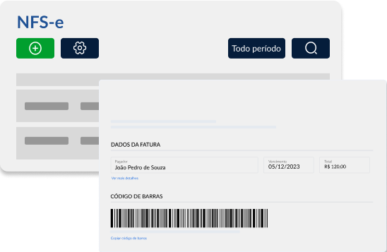 Emissão de notas fiscais e boletos integrada