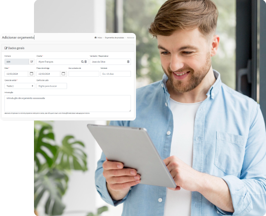 GestãoClick - Simples como um click Orçamento Operacional