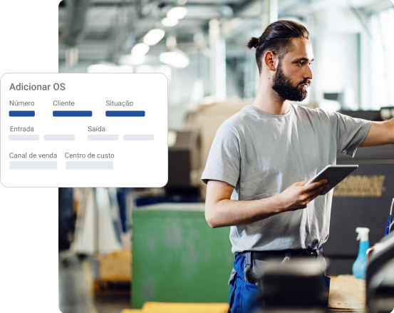 GestãoClick - Simples como um click Ordem de Serviço de Produção
