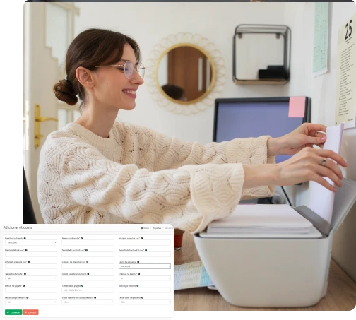 GestãoClick - Simples como um click Programa para Impressão de Etiquetas