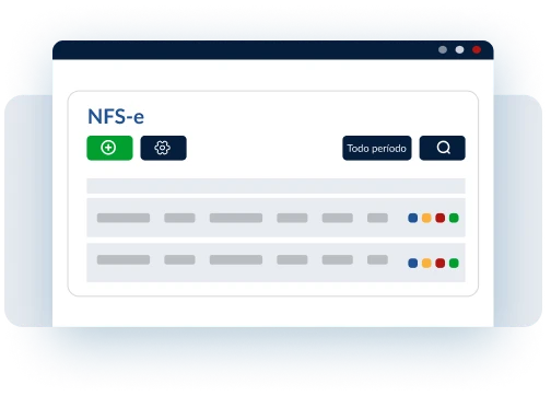 Emissor de Notas Fiscais de Serviços (NFS-e) Reduza erros manuais com o emissor de NFS-e