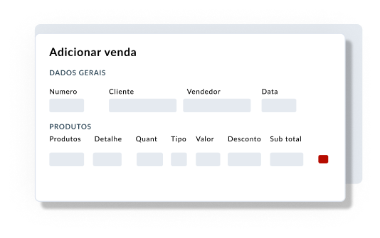 gestão de vendas
