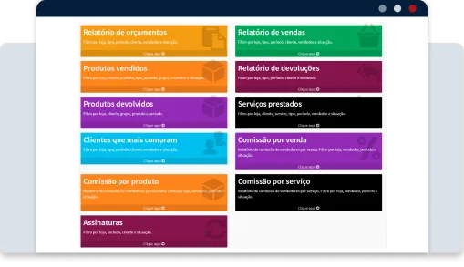 relatórios gerenciais