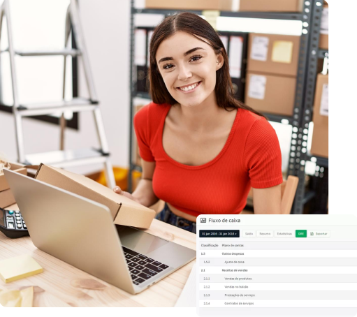 GestãoClick - Simples como um click sistema de Fluxo de Caixa Simples