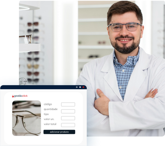 GestãoClick - Simples como um click Sistema para ótica