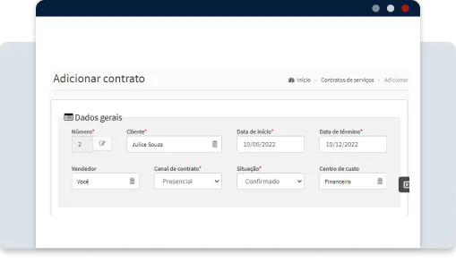 Sistema de controle de contratos